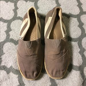 TOMS Classic DK Grey Stripe University